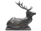 Bronzefigur Hirsch
